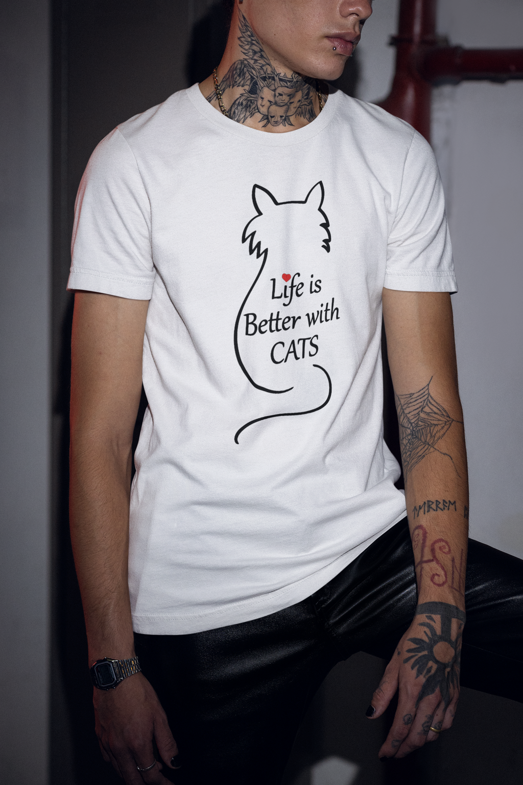 Life Is Better With Cats - Unisex T-Shirt