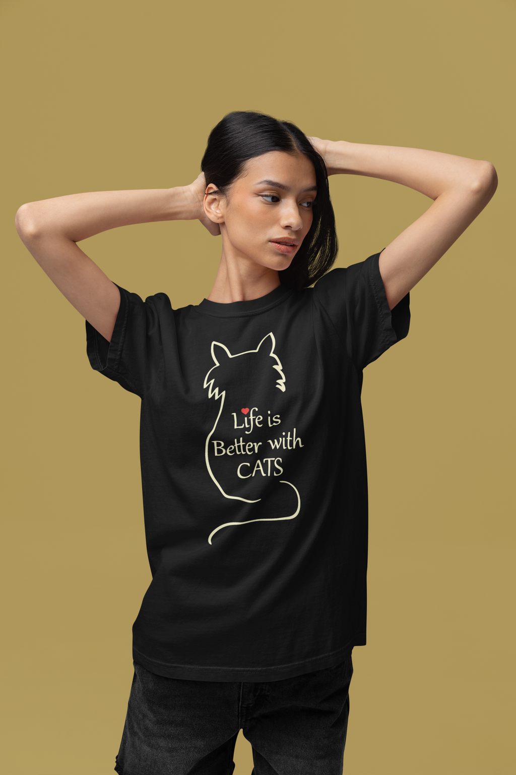 Life Is Better With Cats - Unisex T-Shirt