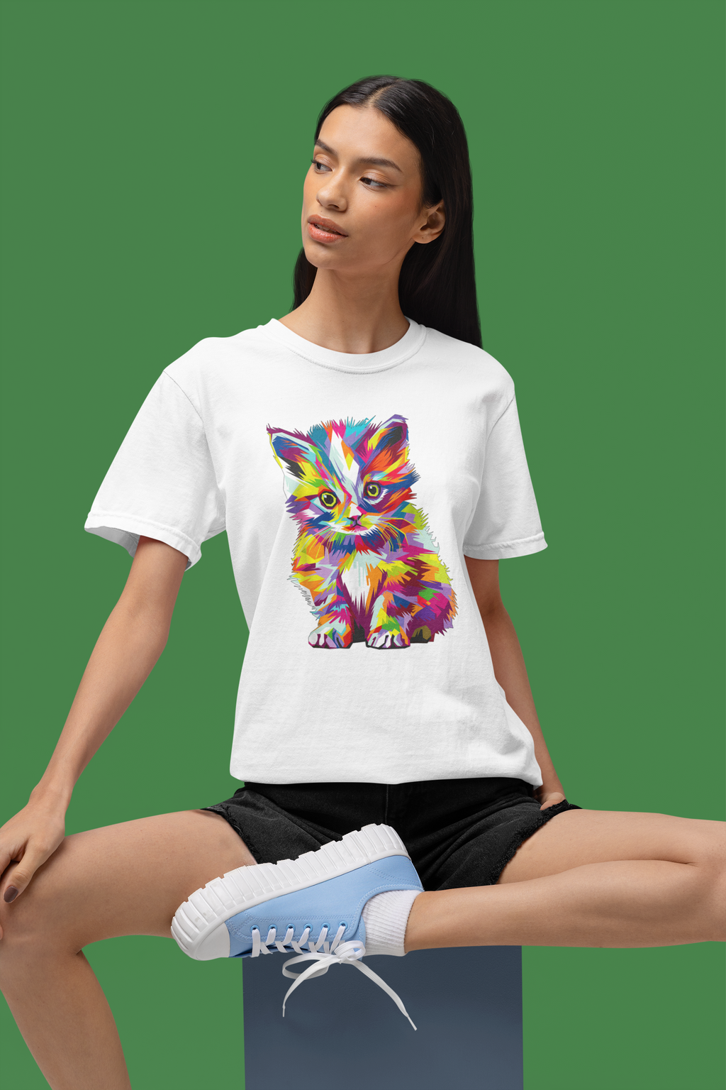 Kitten Colorful - Unisex T-Shirt