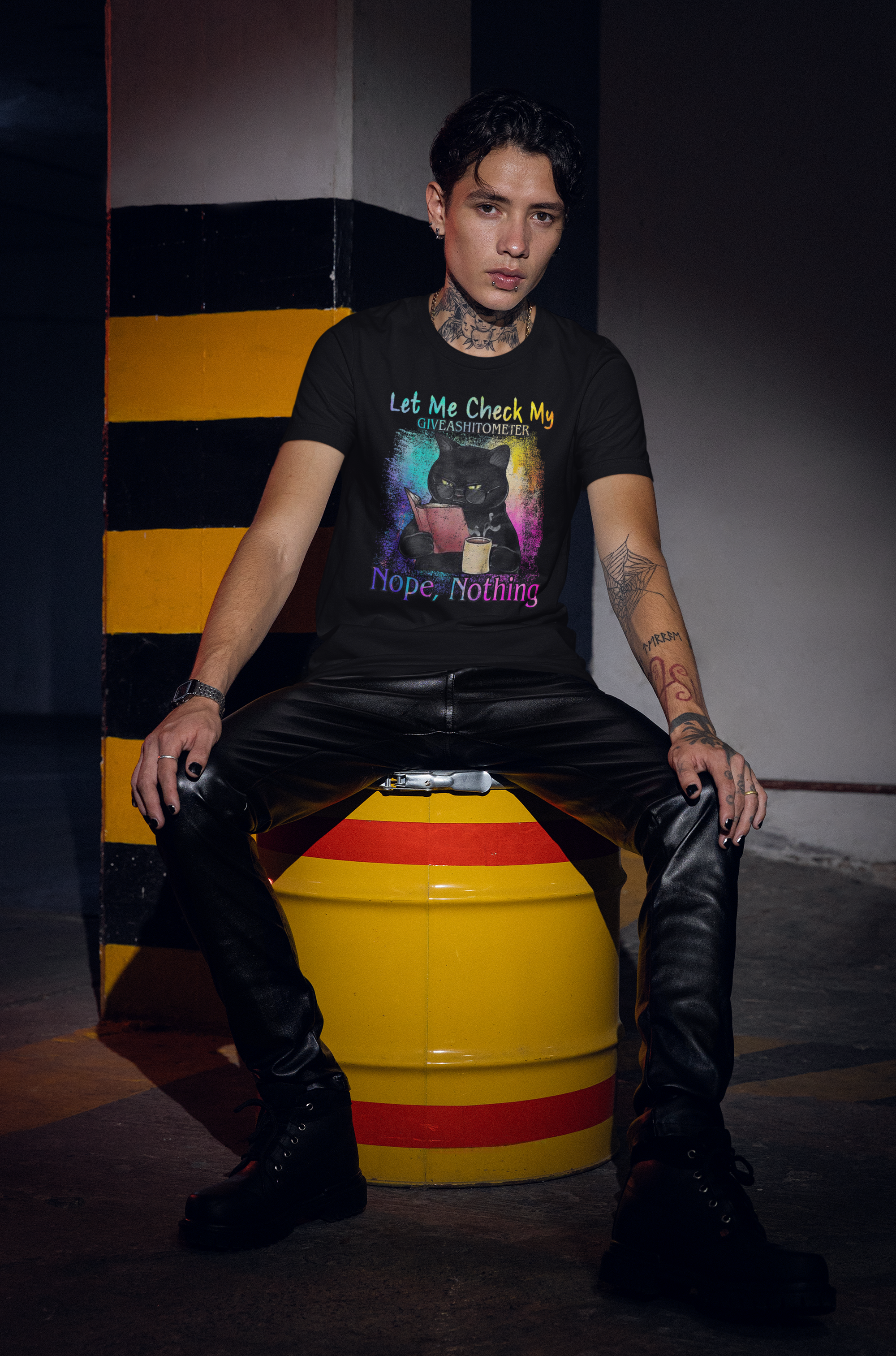 Let Me Check My Giveashitometer Nope Nothing - Unisex T-Shirt