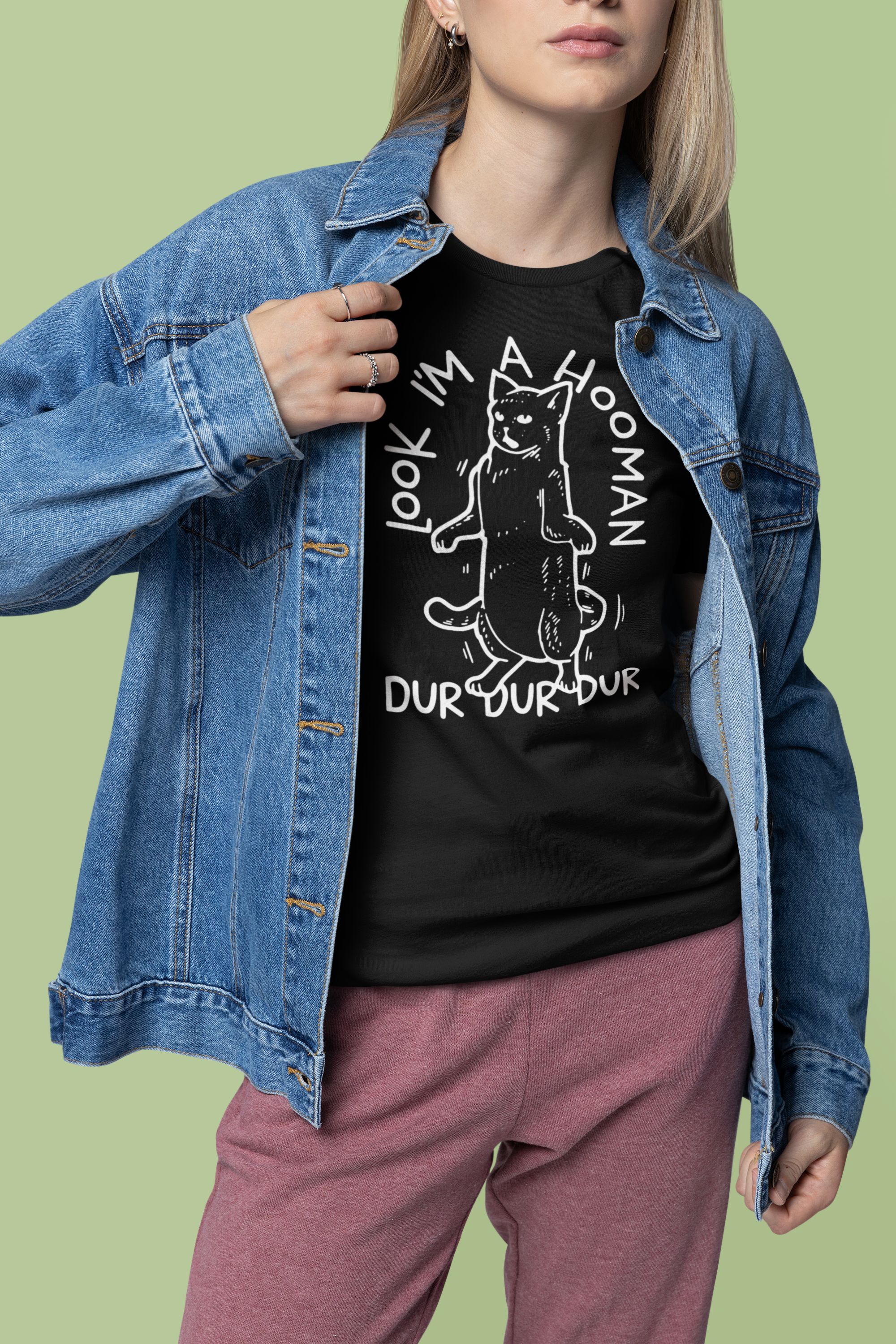 Look I Am A Hooman Dur Dur - Unisex T-Shirt