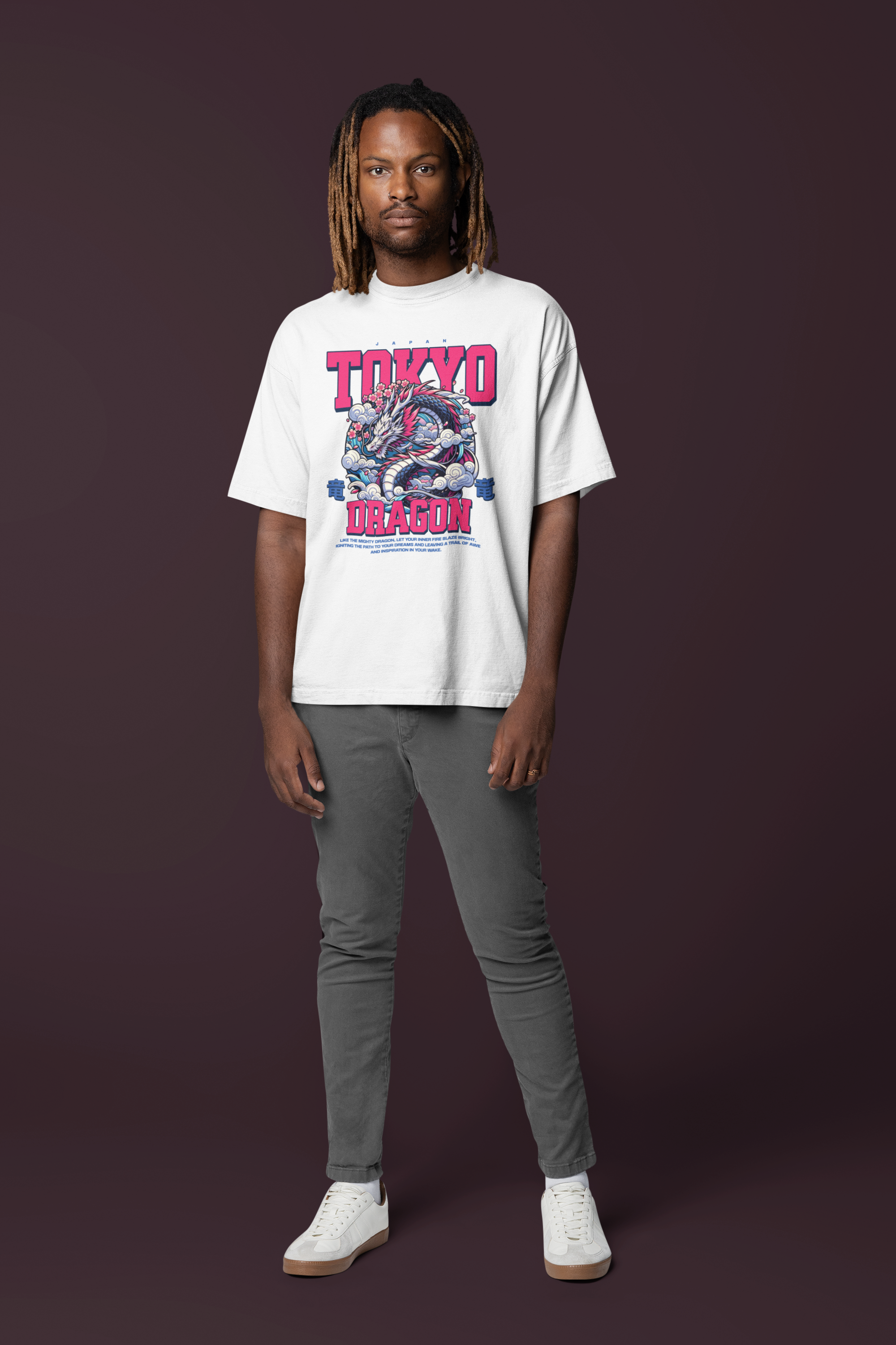 On Fire - Tokyo Dragon - Unisex T-Shirt