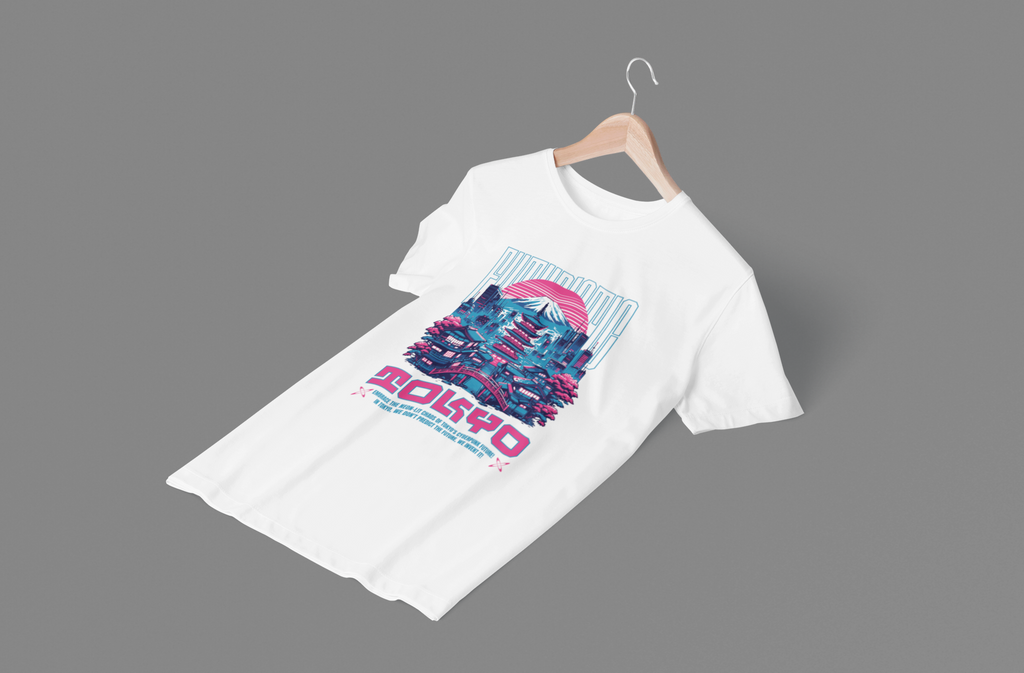 Futuristic Mt Fuji Tokyo - Unisex T-Shirt