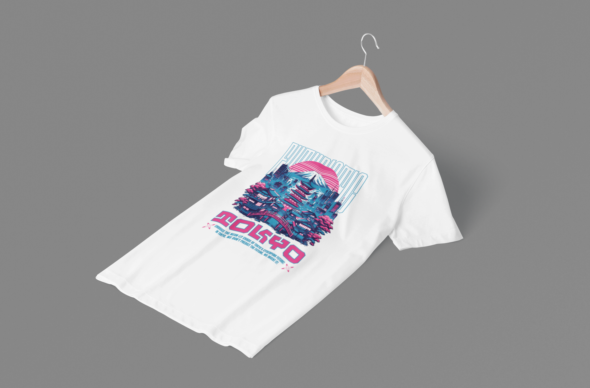 Futuristic Mt Fuji Tokyo - Unisex T-Shirt