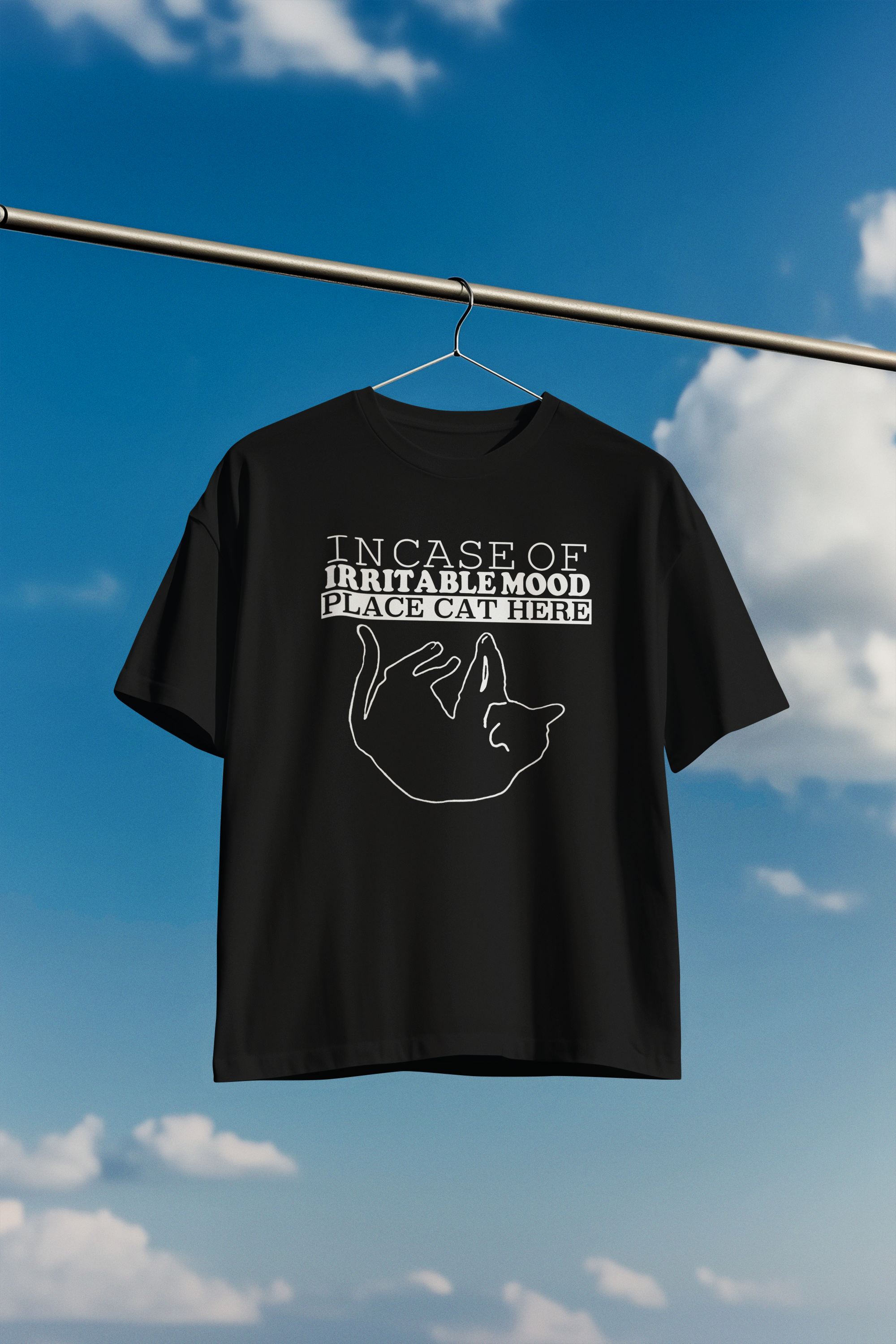 In Case Of Irritable Mood Place Cat Here - Unisex T-Shirt