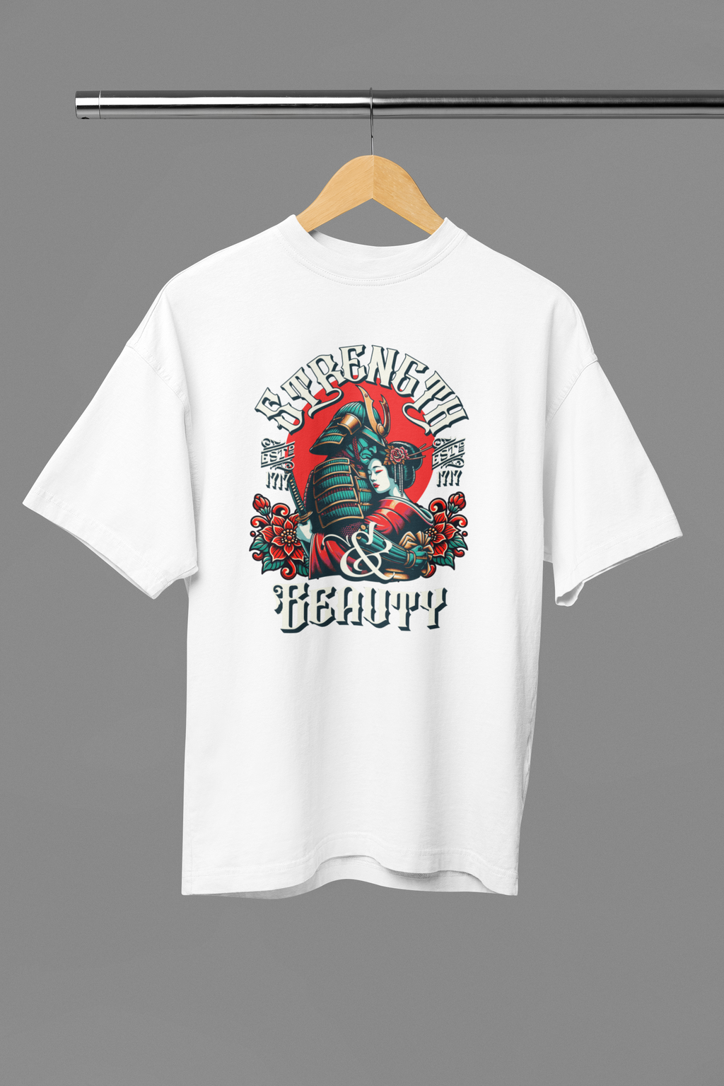Geishas and Samurai Love - Unisex T-Shirt