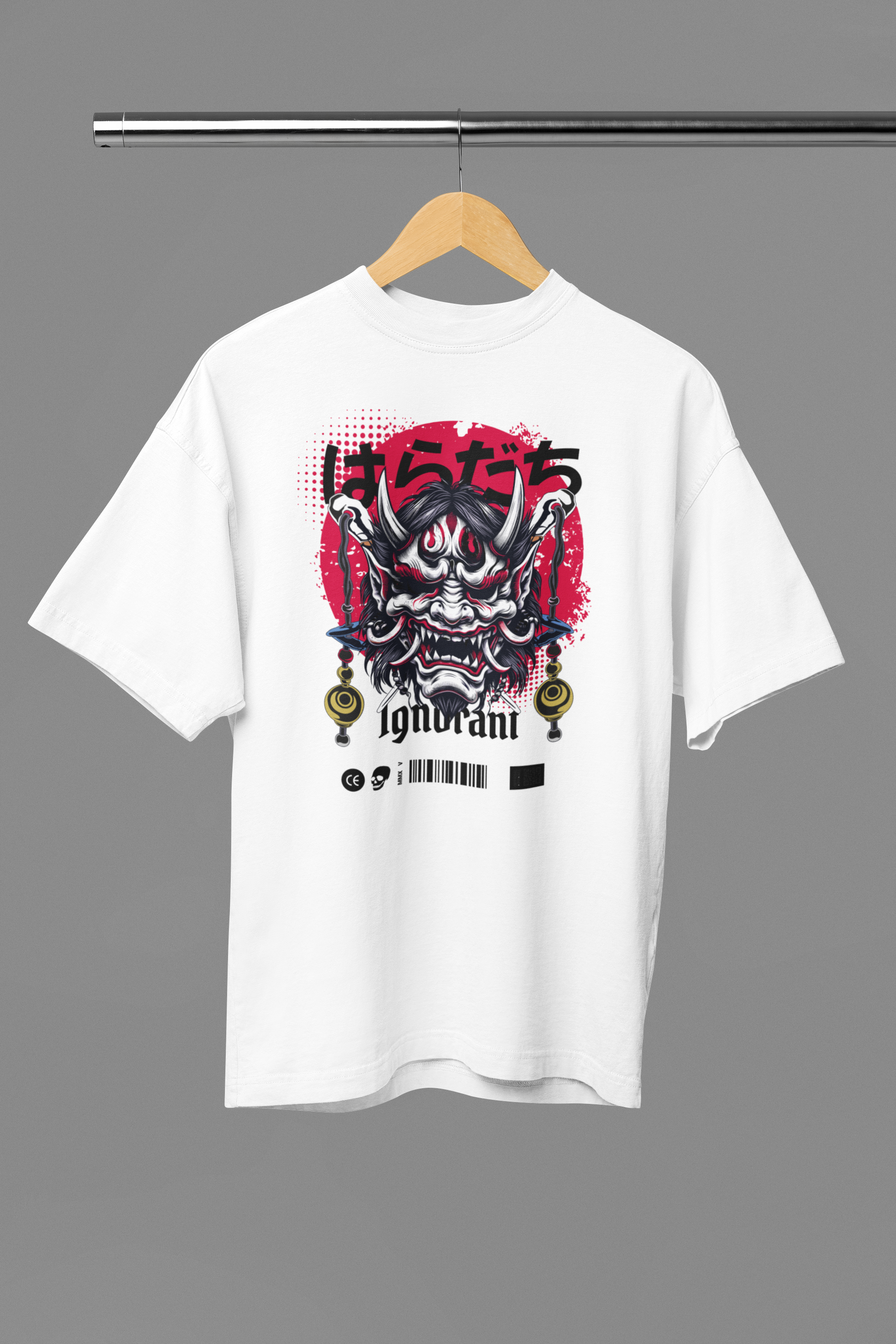 Crimson Oni Mask - Unisex T-Shirt