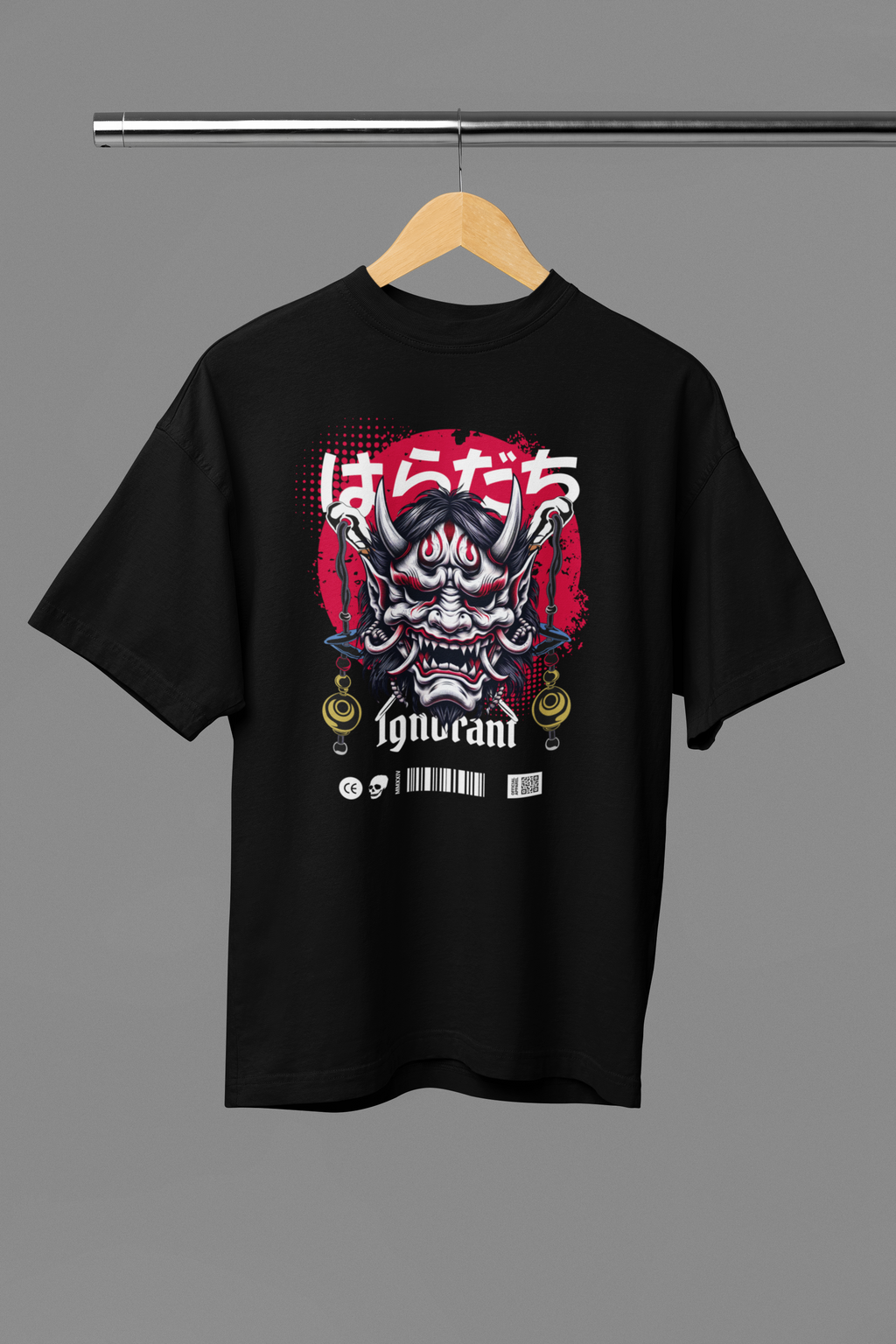 Crimson Oni Mask - Unisex T-Shirt