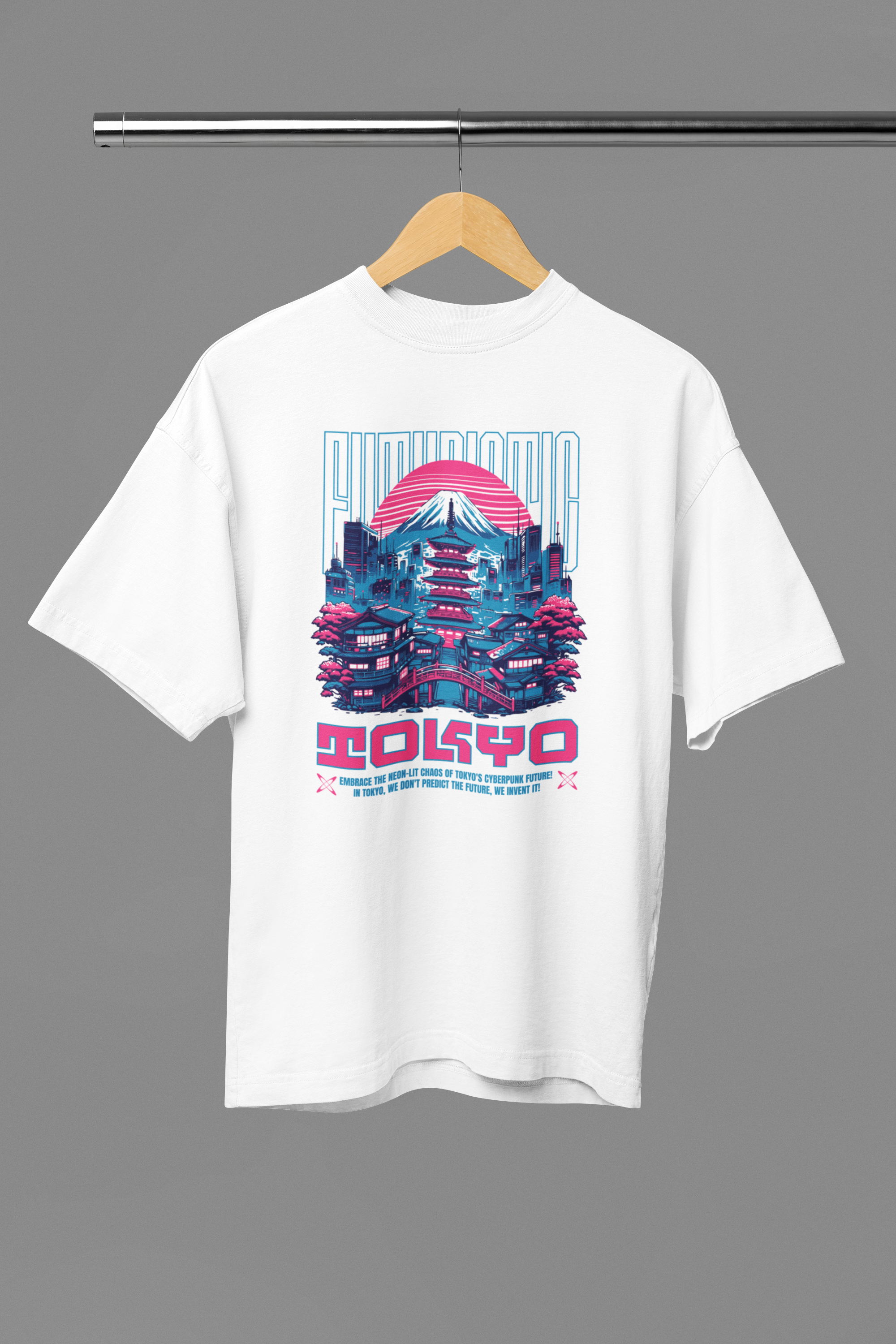 Futuristic Mt Fuji Tokyo - Unisex T-Shirt