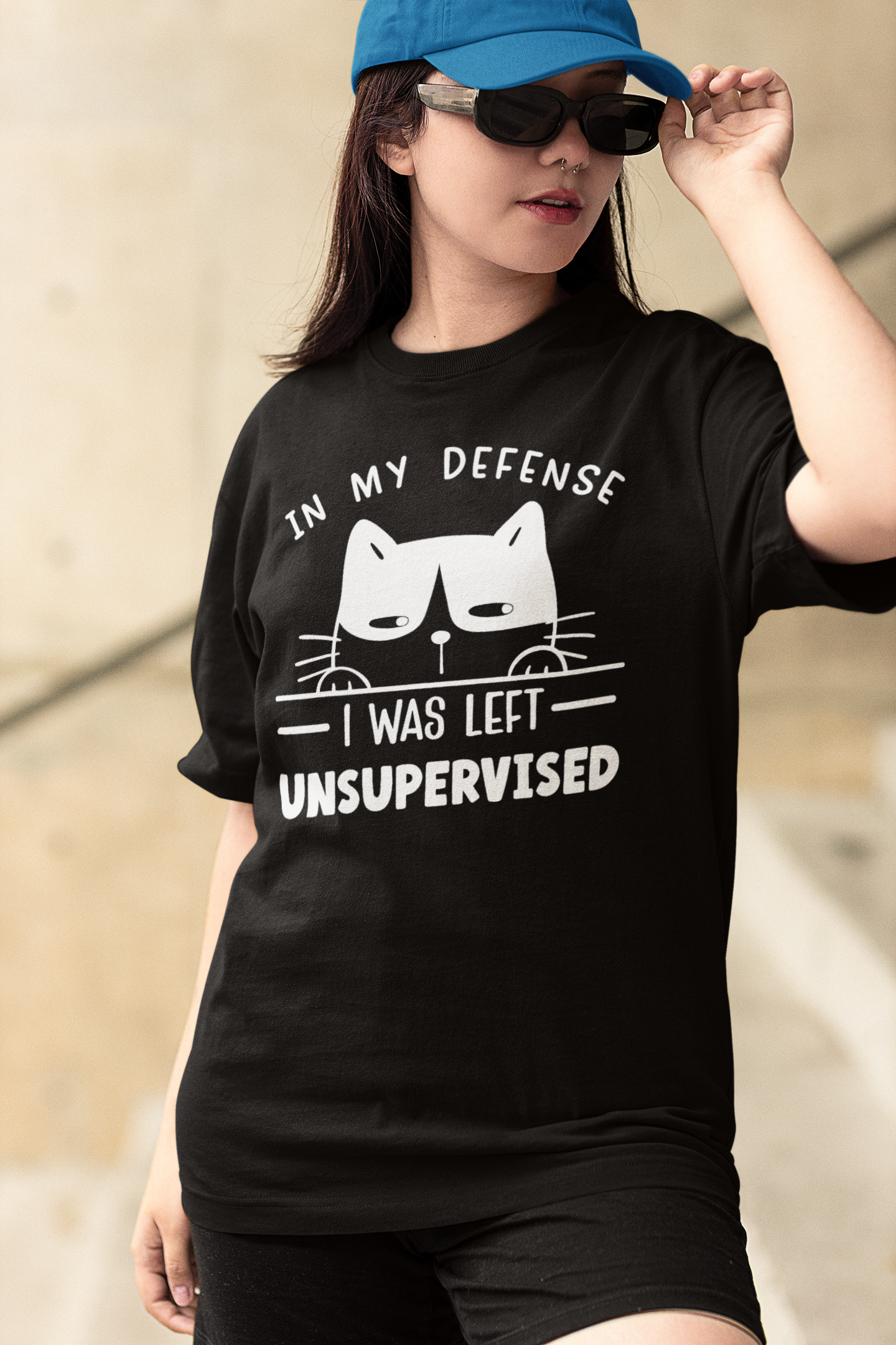 In My Defense I Was Left Unsupervised - Unisex T-Shirt