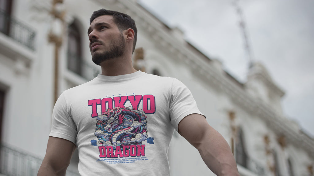 On Fire - Tokyo Dragon - Unisex T-Shirt