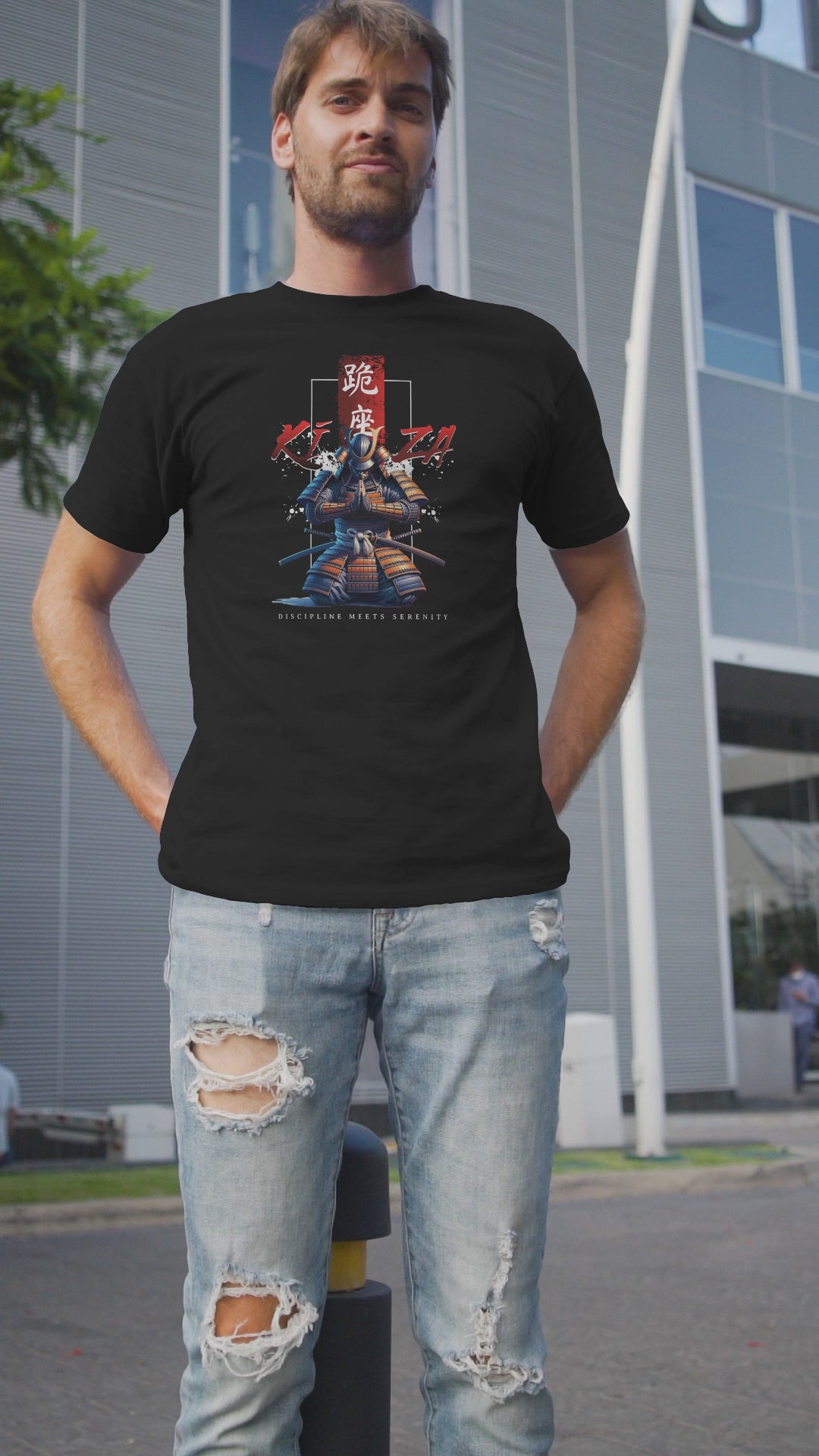 Samurai in Stillness - Unisex T-Shirt