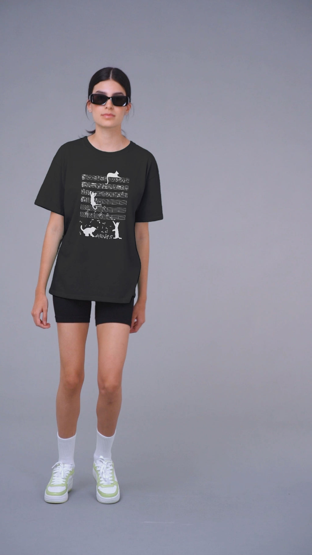 Cat Playing Music - Unisex T-Shirt