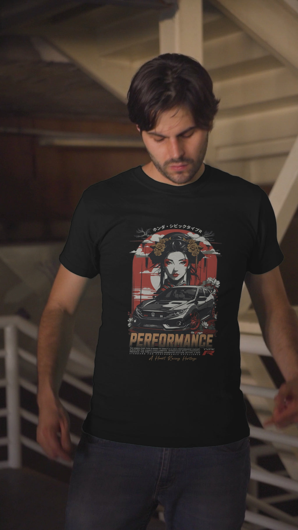 Honda - A Heart Racing Heritage - Unisex T-Shirt