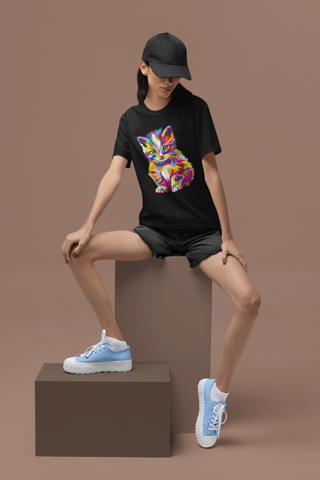 Kitten Colorful - Unisex T-Shirt
