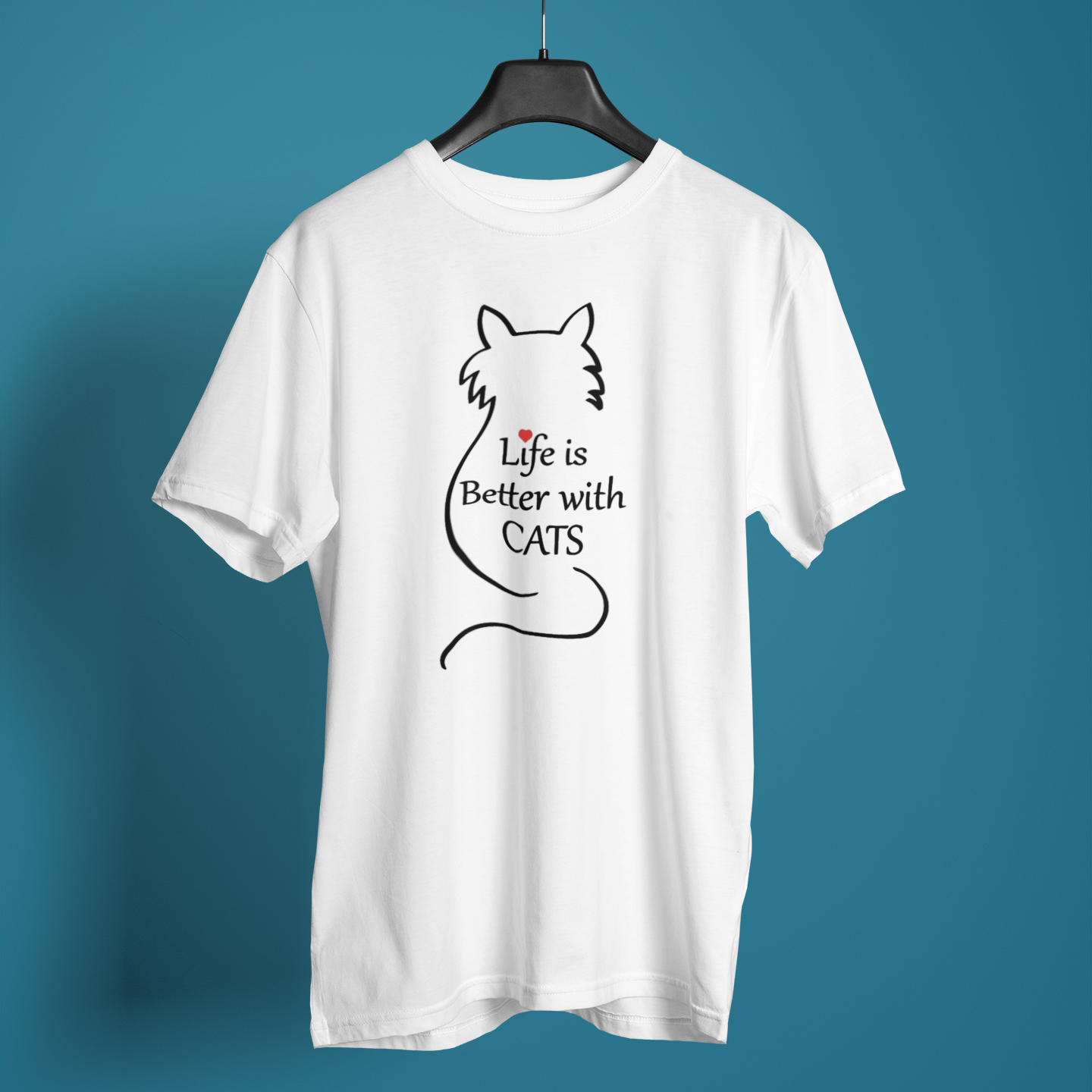 Life Is Better With Cats - Unisex T-Shirt