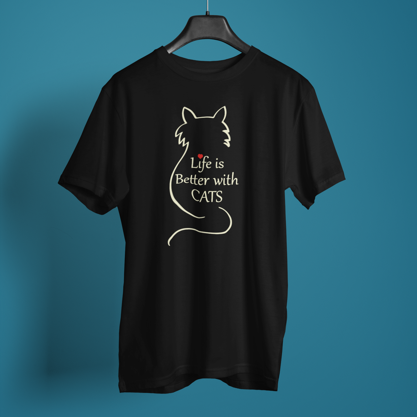 Life Is Better With Cats - Unisex T-Shirt