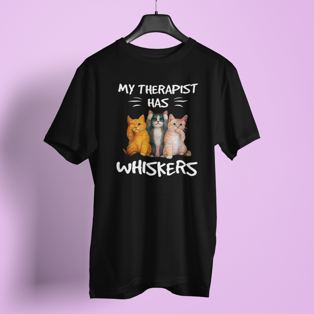 My Therapist Has Whiskers - Unisex T-Shirt