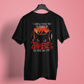In Front Of Zombies Save My Cat - Unisex T-Shirt