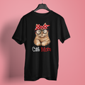 Cat Mom Fun Art Print - Unisex T-Shirt