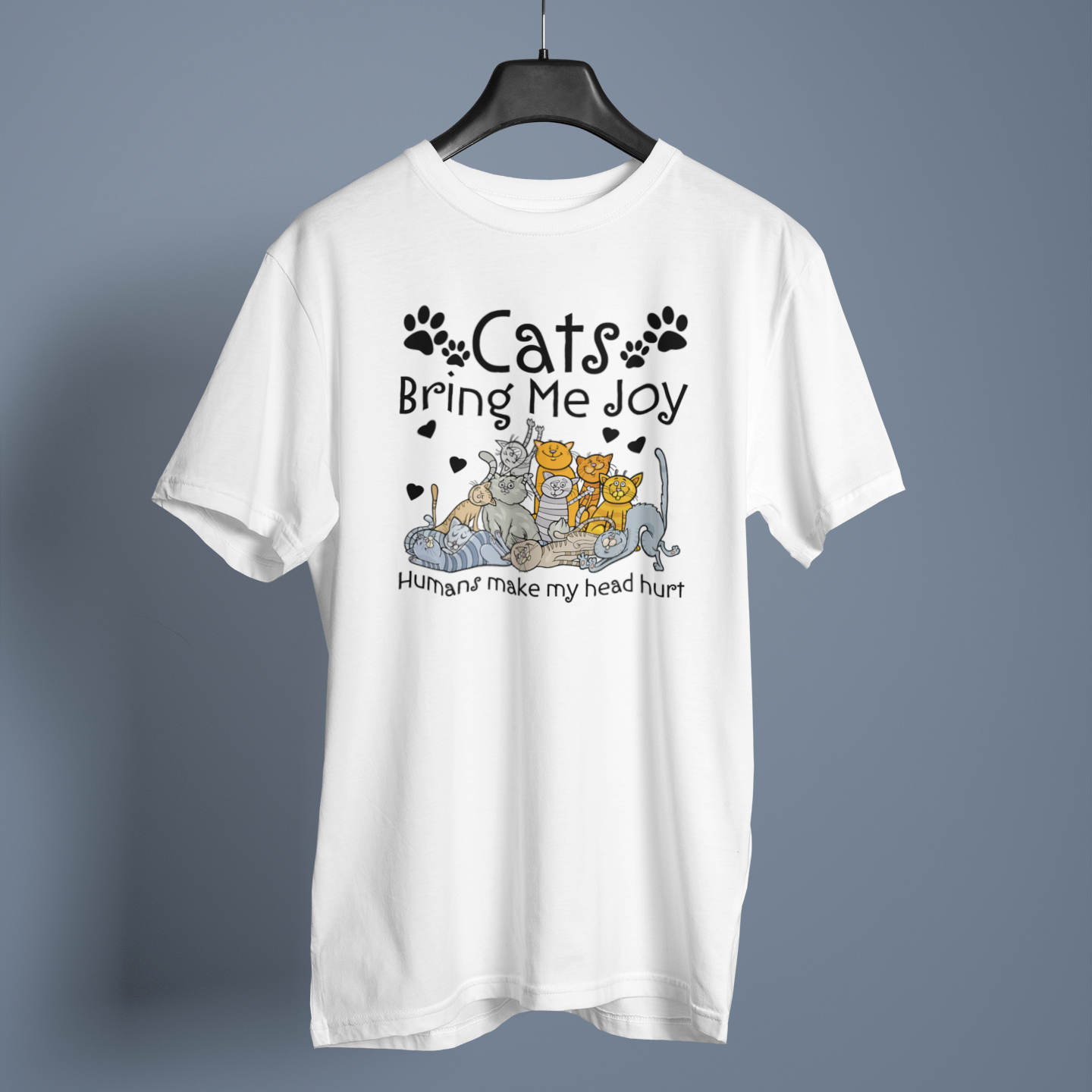 Cats Bring Me Joy Fun Print - Unisex T-Shirt