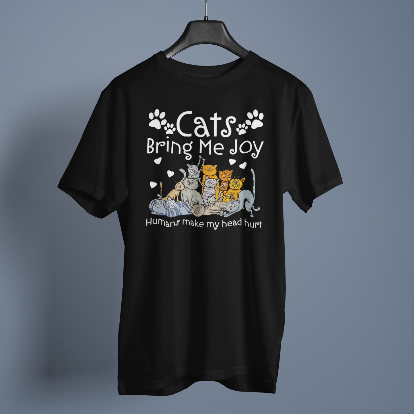 Cats Bring Me Joy Fun Print - Unisex T-Shirt
