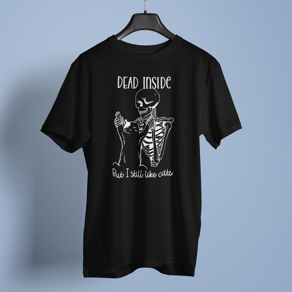 Dead Inside But I Still Like Cats - Unisex T-Shirt