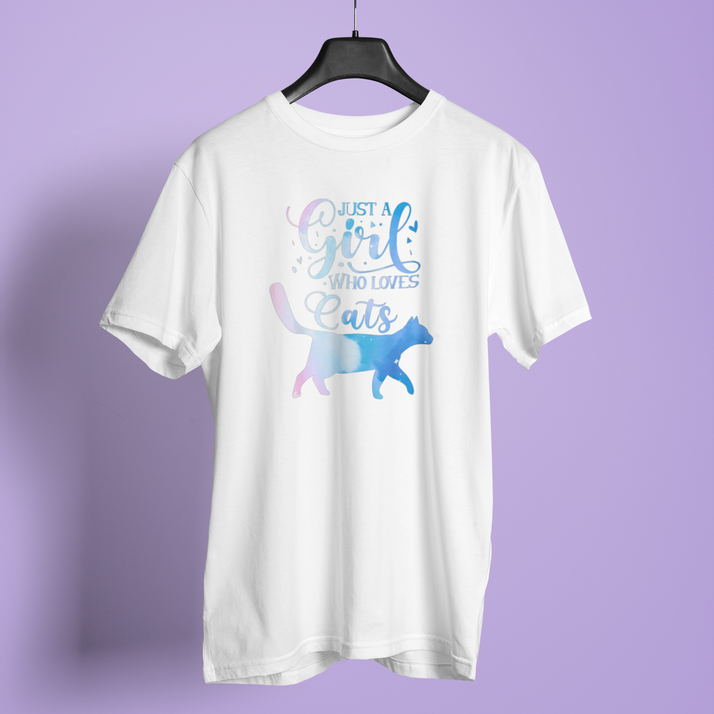 Just A Girl Who Loves Cats - Unisex T-Shirt