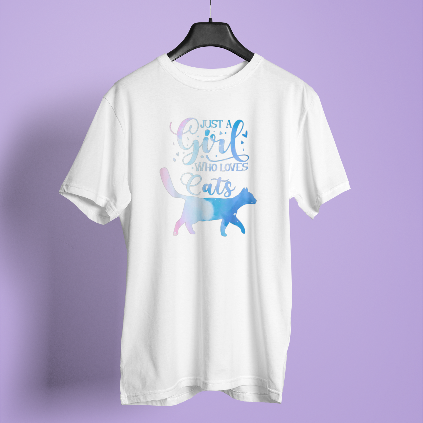 Just A Girl Who Loves Cats - Unisex T-Shirt