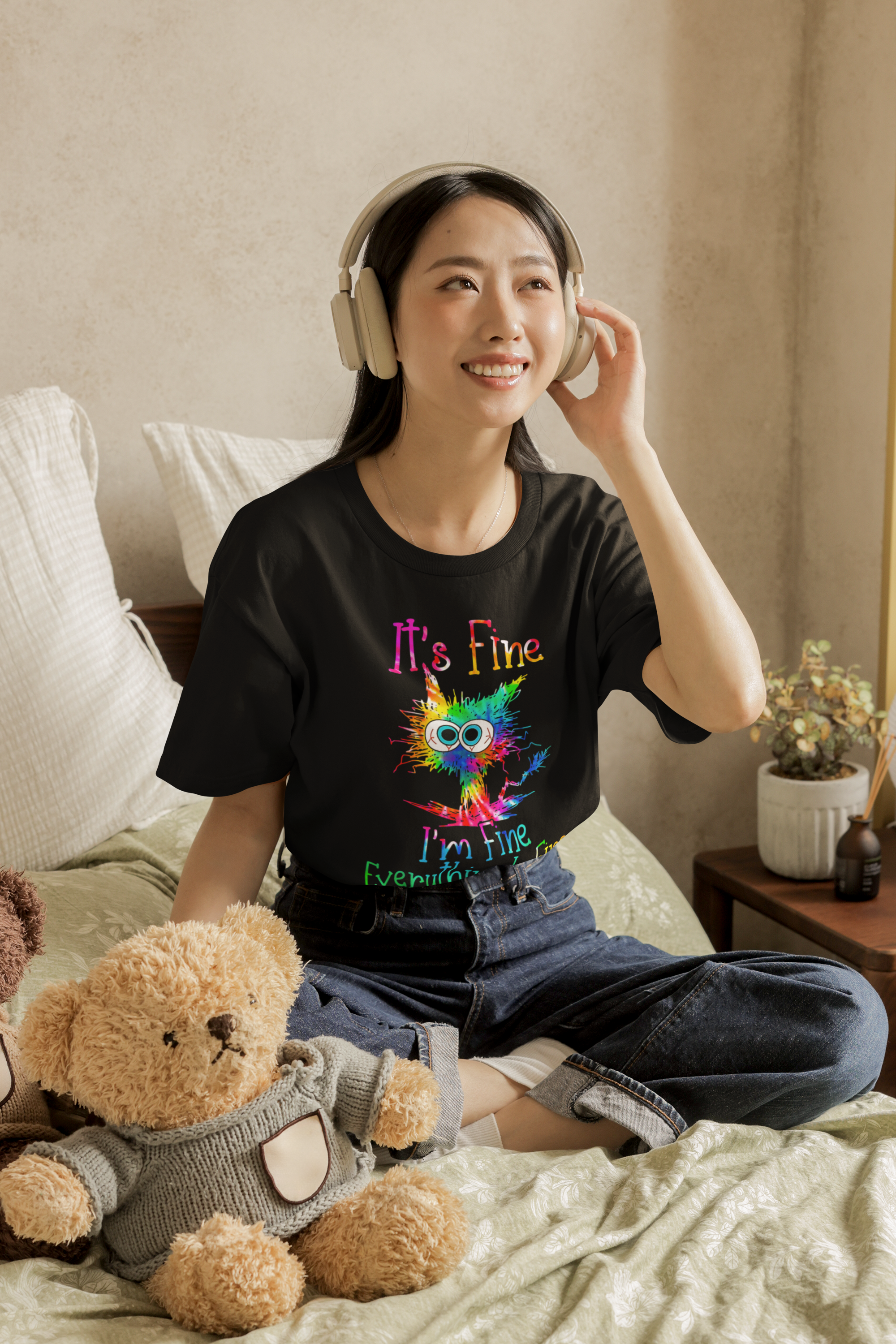 Fine Everything Is Fine - Unisex T-Shirt