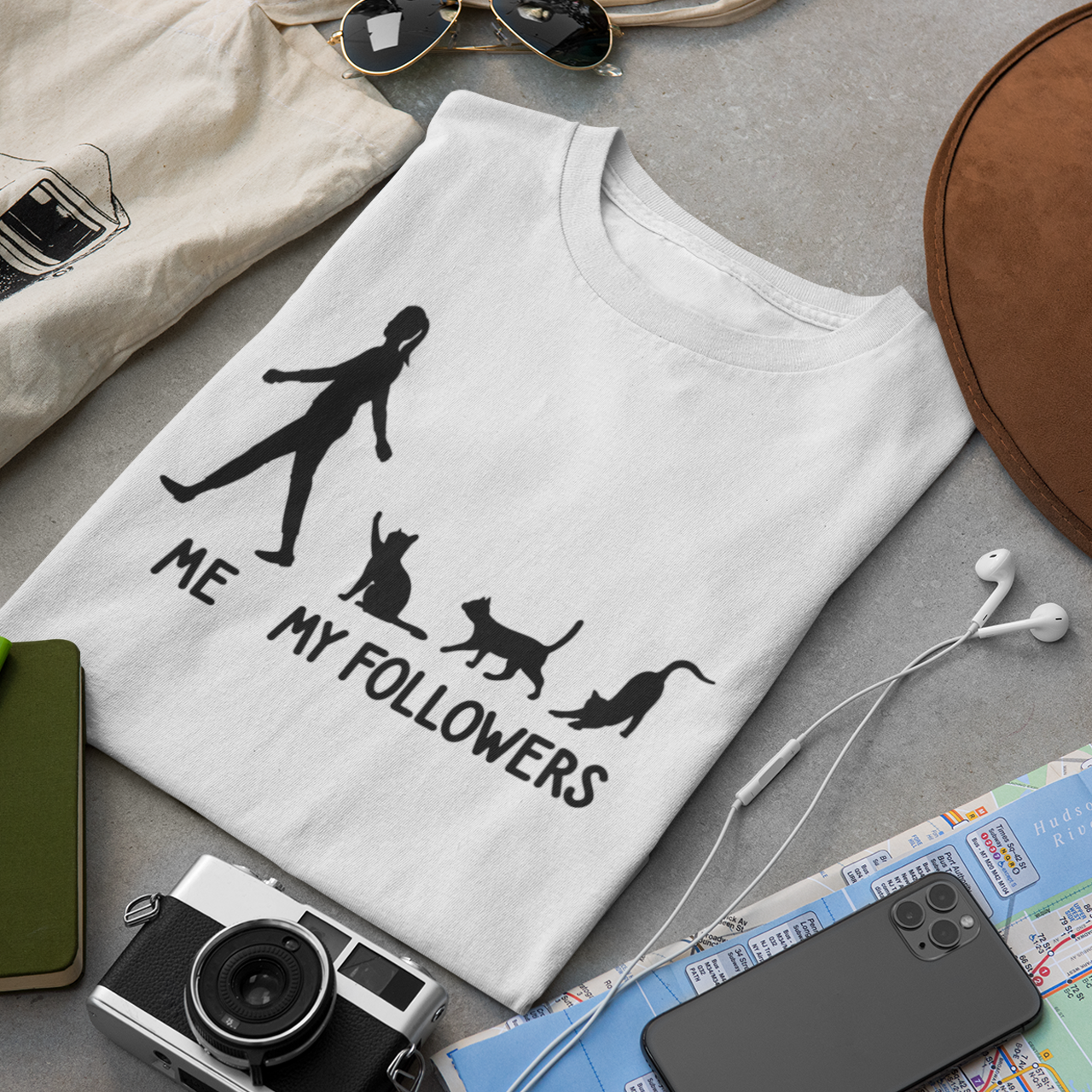 Me My Followers Cats - Unisex T-Shirt