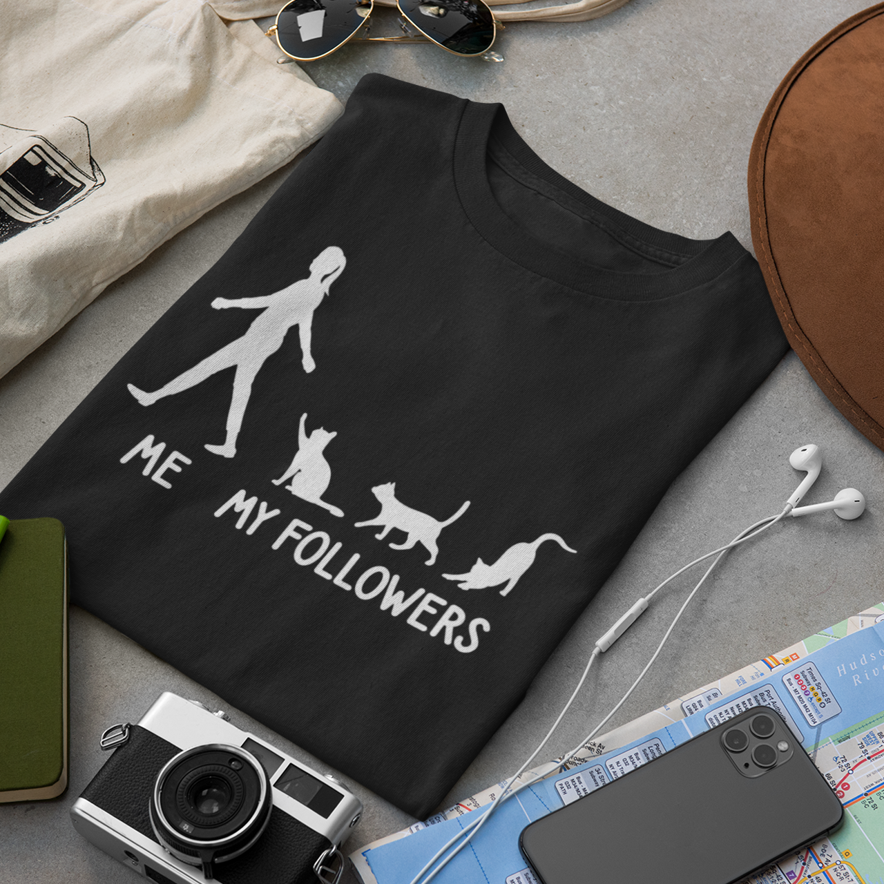 Me My Followers Cats - Unisex T-Shirt