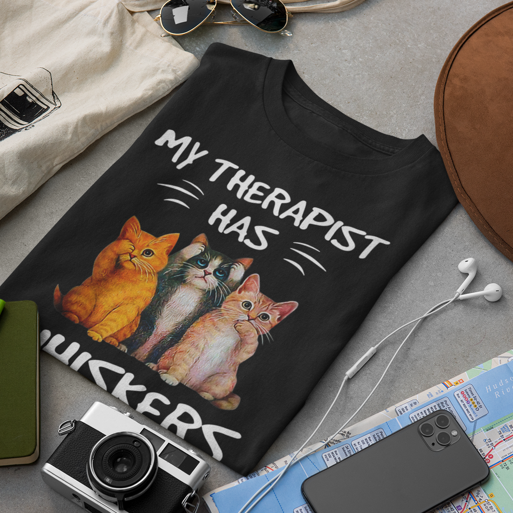 My Therapist Has Whiskers - Unisex T-Shirt