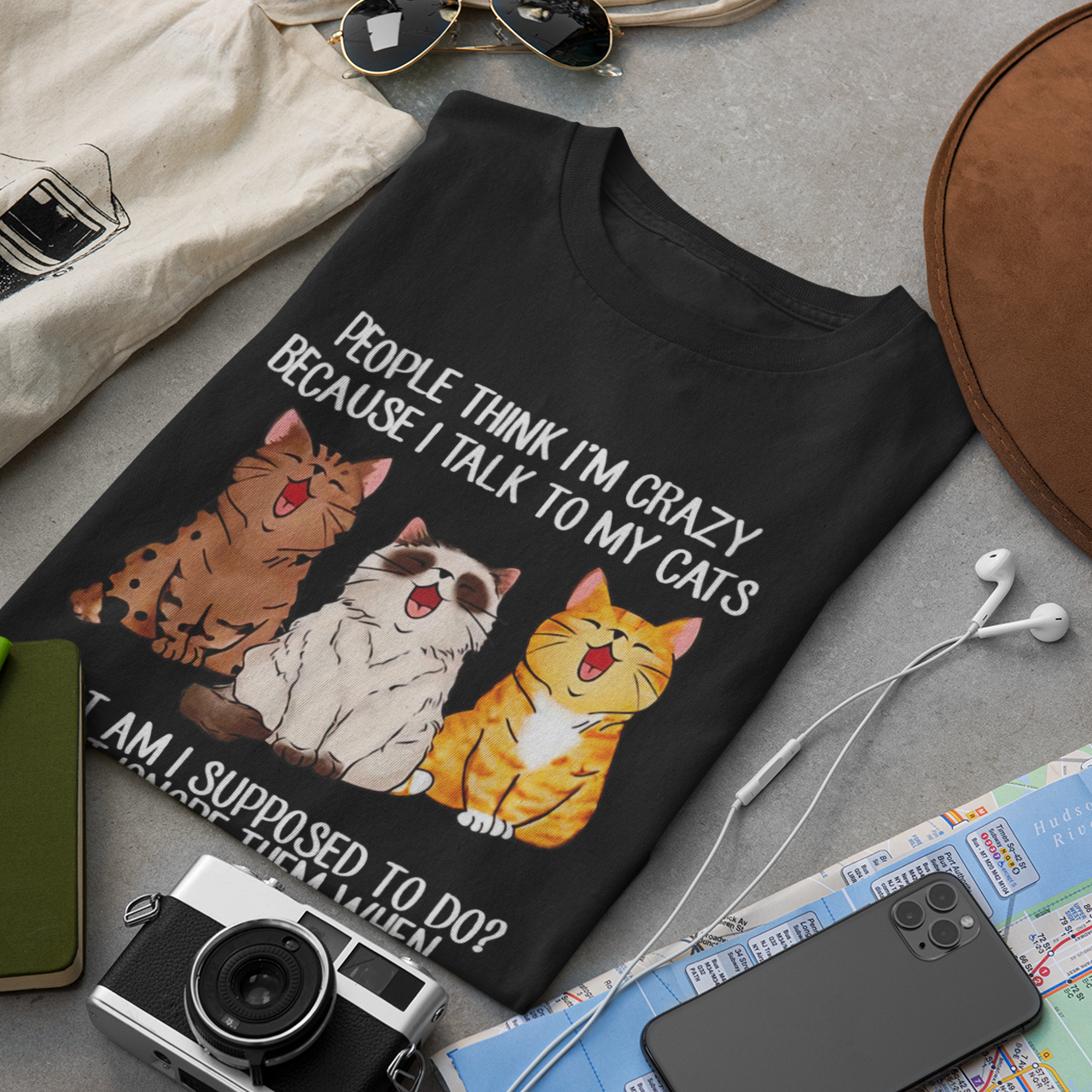 People Think I Am Crazy - Unisex T-Shirt