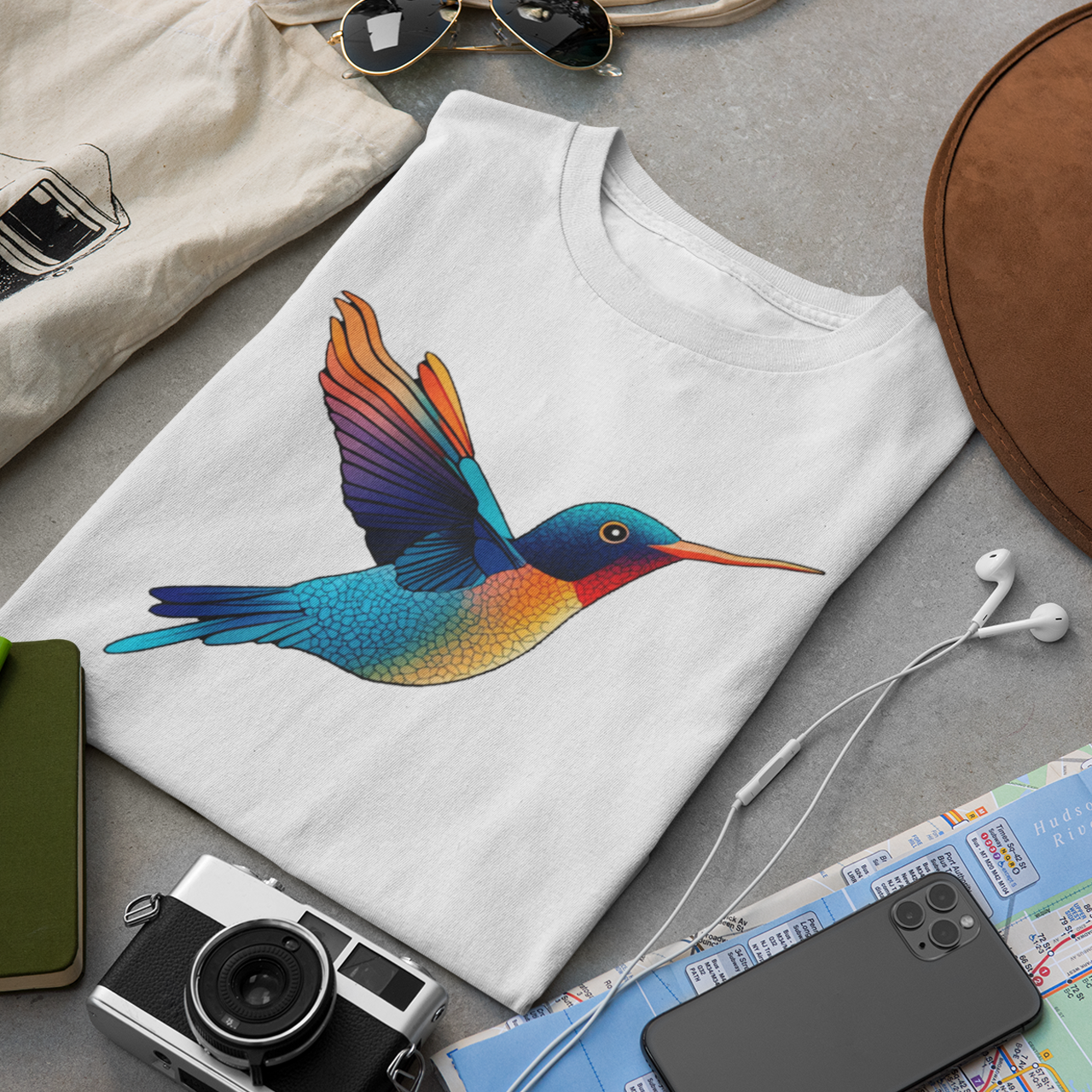 Vibrant Hummingbird - Unisex T-Shirt
