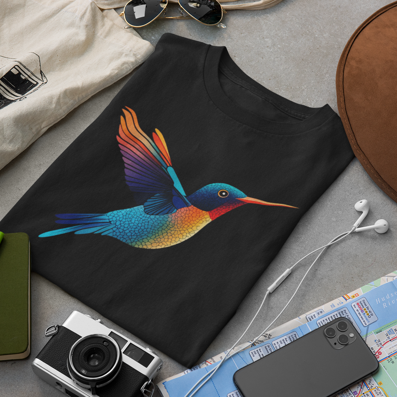 Vibrant Hummingbird - Unisex T-Shirt