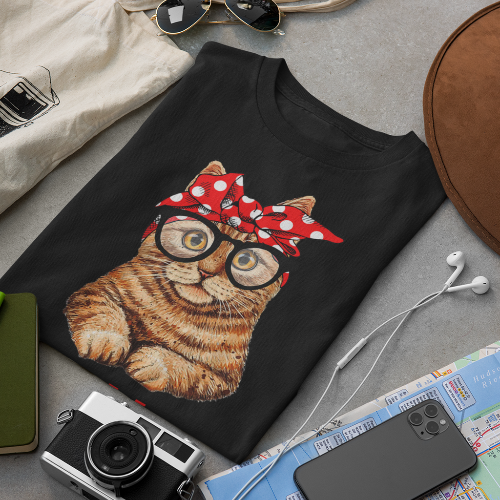Cat Mom Fun Art Print - Unisex T-Shirt
