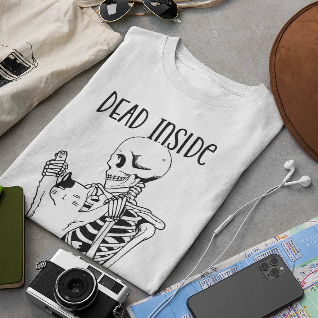 Dead Inside But I Still Like Cats - Unisex T-Shirt