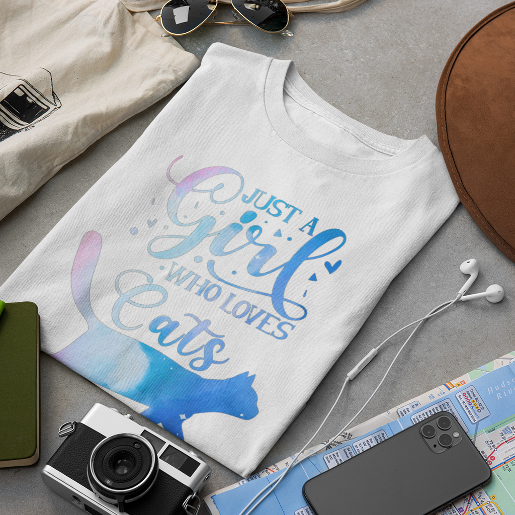 Just A Girl Who Loves Cats - Unisex T-Shirt