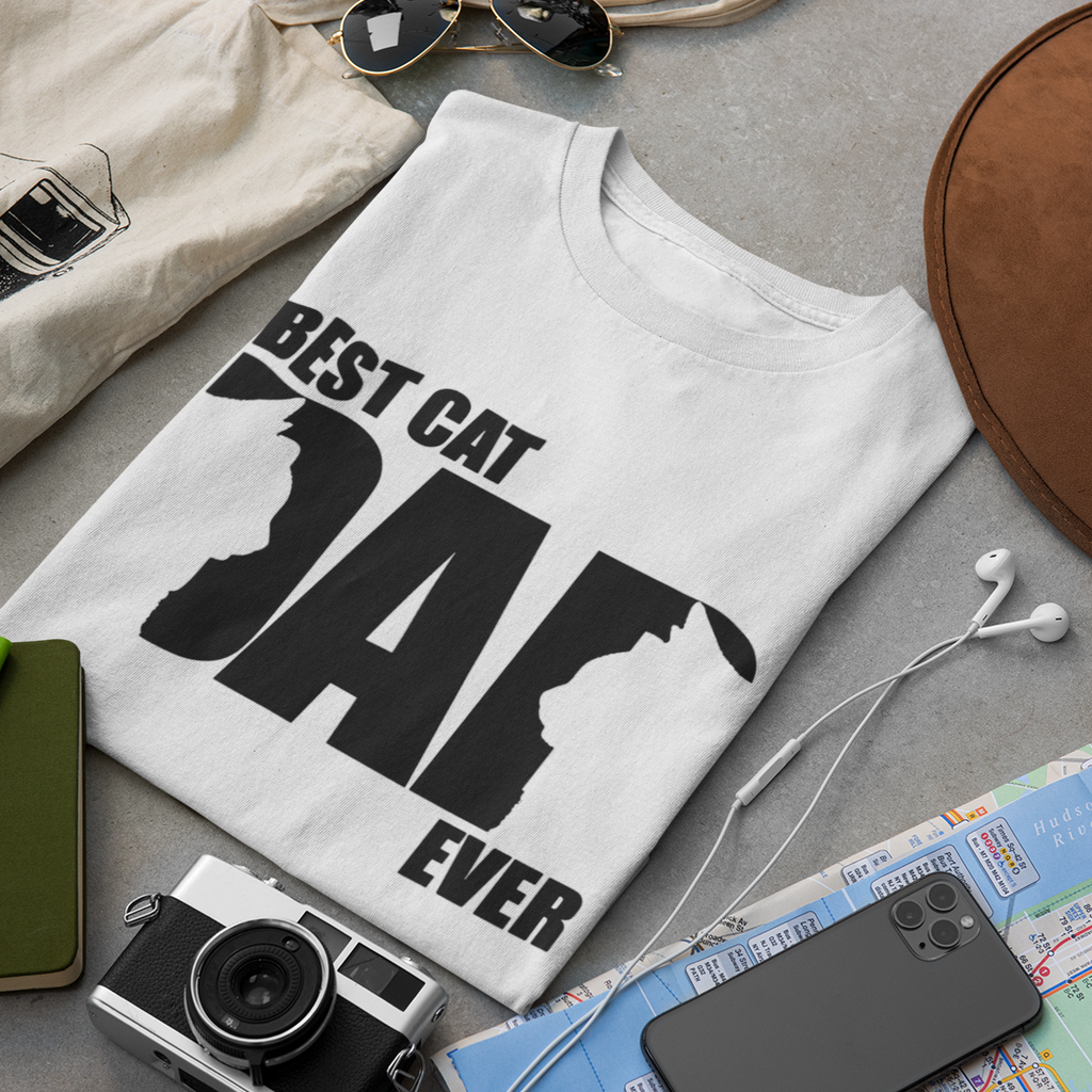 Best Cat Dad Ever - Unisex T-Shirt