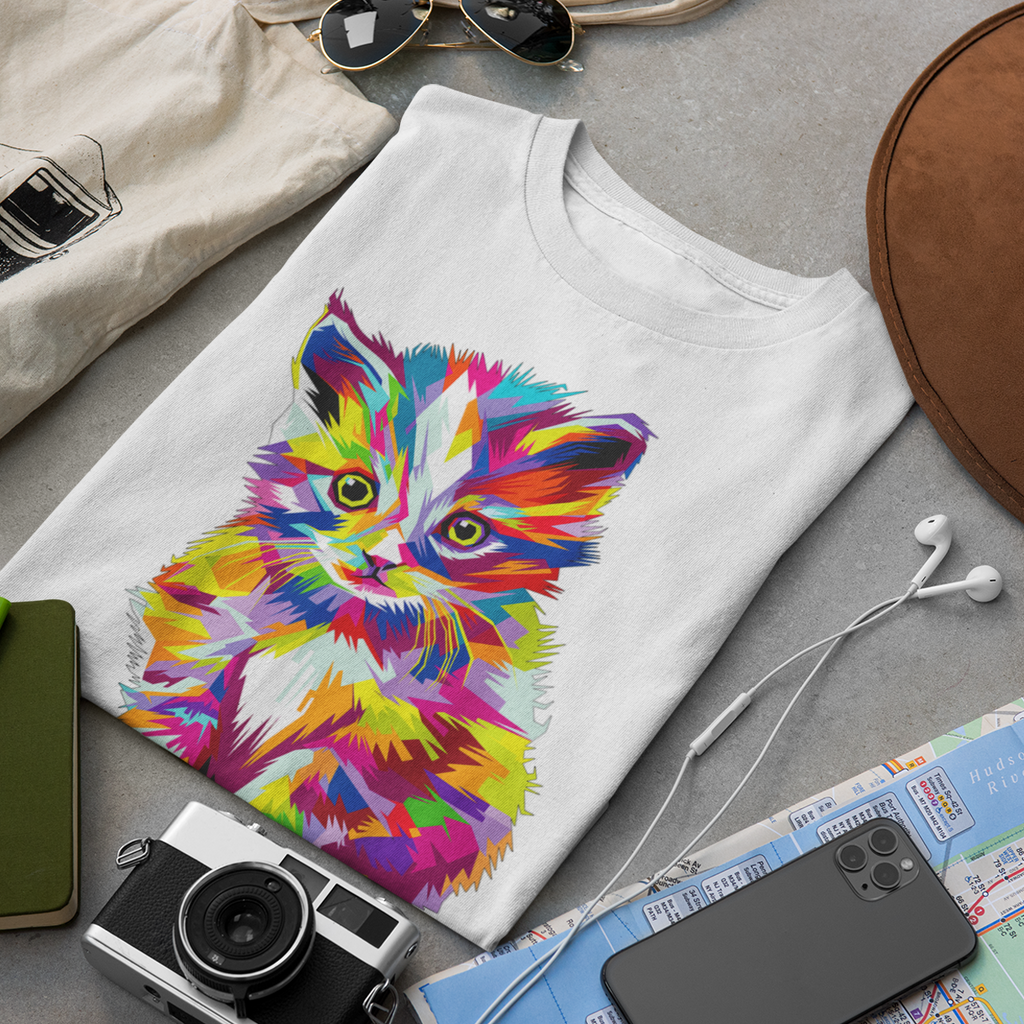 Kitten Colorful - Unisex T-Shirt