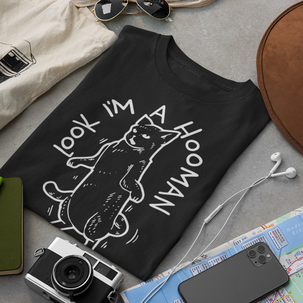 Look I Am A Hooman Dur Dur - Unisex T-Shirt